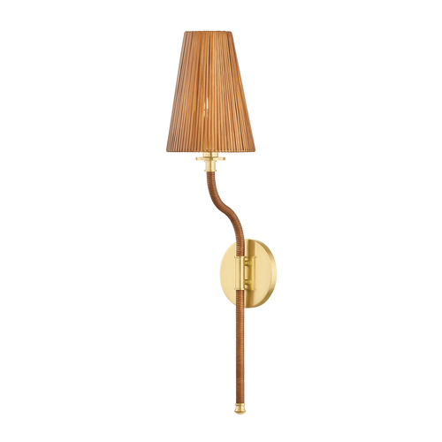 Atwood Wall Sconce, Aged Brass