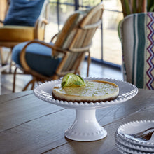 Small Footed Plate-Pearl