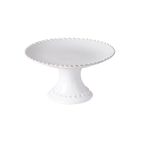 Small Footed Plate-Pearl