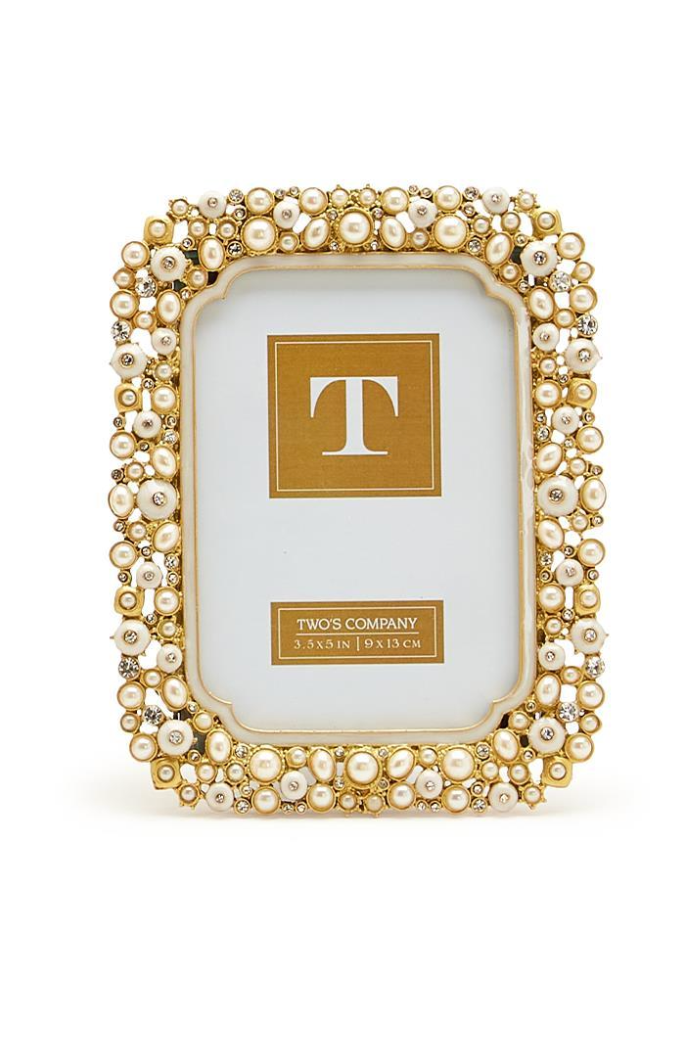 Pearl Rhinestone 3.5x5 Frame