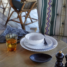 Dinnerware Set with Bowl Pearl and Rosa 12pc Set