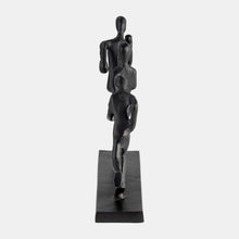 3 Man Running Sculpture