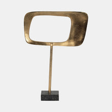 Gold Metal Table Top Deco Sculpture