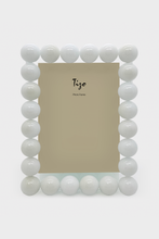 White Crystal Single Bubble 5x7 Frame