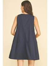 Sleeveless A-Line Mini Dress