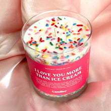 I LOVE YOU ICE CREAM CANDLE