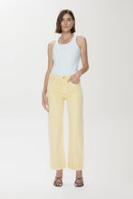 Lexi Day Glow Mid Rise Bowed Straight Jean