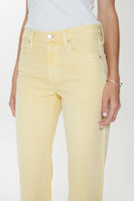 Lexi Day Glow Mid Rise Bowed Straight Jean