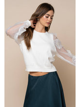 Contrast Sleeve Sweater