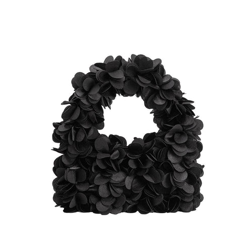 Bloom Black Vegan Top Handle Bag