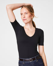 Smoothing Jersey V-Neck Tee