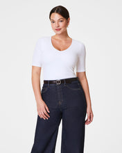 Smoothing Jersey V-Neck Tee