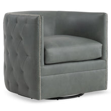 PALAZZO LEATHER SWIVEL CHAIR