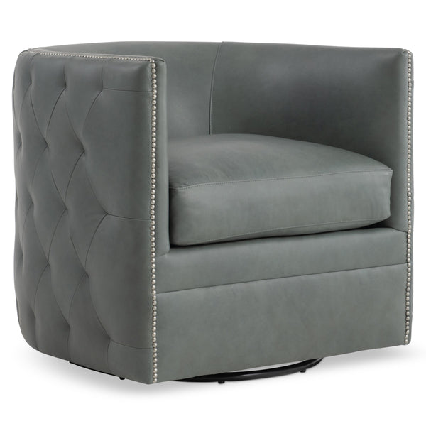 PALAZZO LEATHER SWIVEL CHAIR