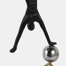 Gymnast On Ball and Cube Sculpture