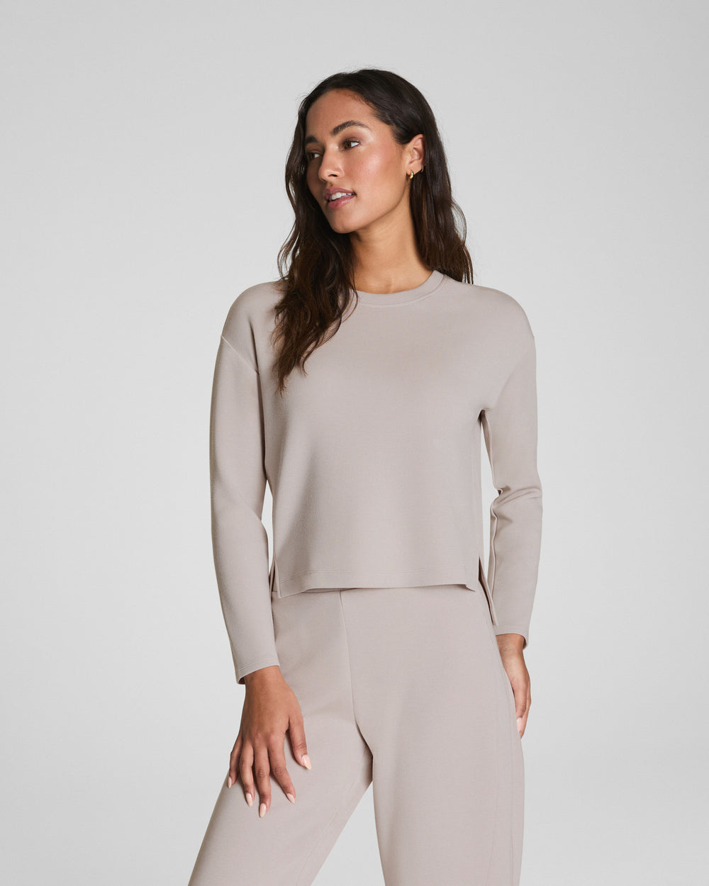 Airessentials Long Sleeve Side Slit Top