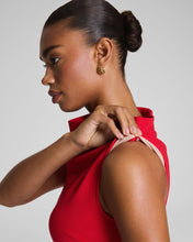 Sleeveless T-Neck Midi Dress