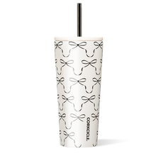 Cold Cup-24oz-Black Bows
