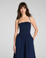 Jersey Strapless Midi Dress