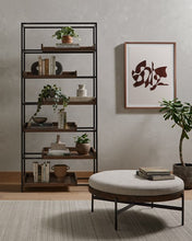 EDWYN LARGE OTTOMAN-GIBSON WHEAT