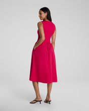 Jersey High Neck Midi Dress