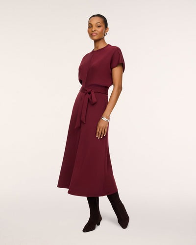 Airessentials Draped Tie Waist Maxi Dress