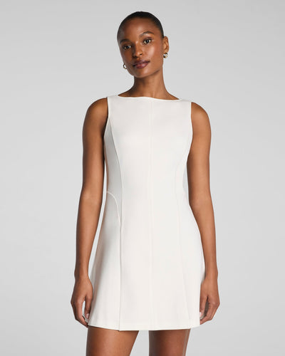 Ponte Boatneck Mini Dress