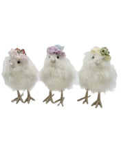 Chick with Crepe Blush Hat, Medium
