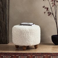 ANISTON OTTOMAN 23"-ANDES NATURAL