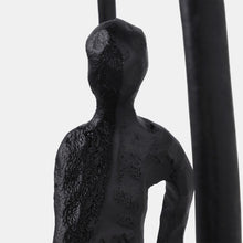 Man with Ring On Marble Base Sculpture