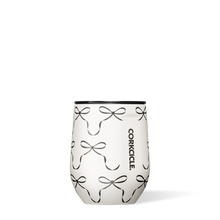 Stemless-12oz-Black Bows