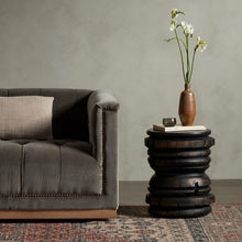 JUDAH END TABLE- RUBBED BLACK