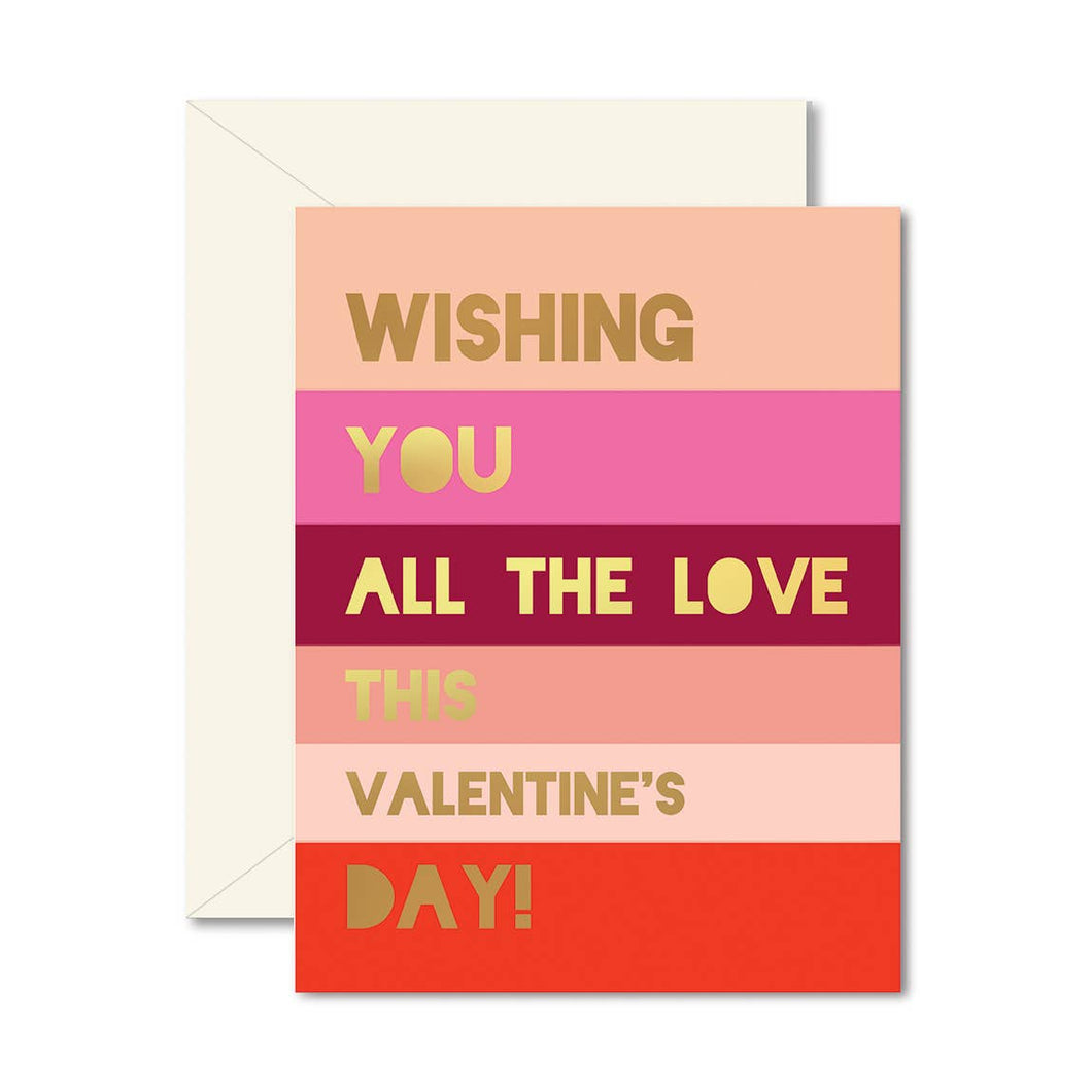 Valentines Colorblock Card