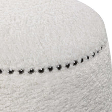 GUMDROP OTTOMAN-WHITE