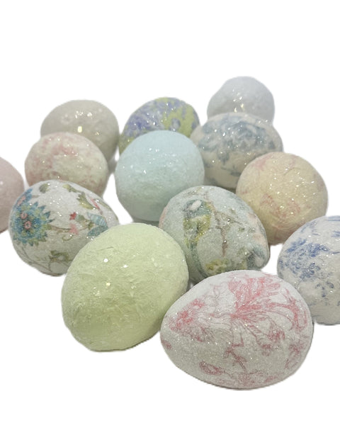 Deco Pink Rococo Egg-Small