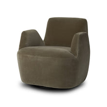 Reed Swivel Chair-Sapphire Khaki