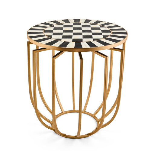 Courtly Basket Accent Table