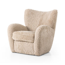 Amelie Chair-Beige Shearling