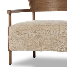 Bennett Chair-Beige Shearling