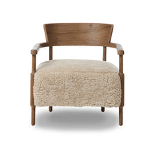 Bennett Chair-Beige Shearling