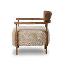 Bennett Chair-Beige Shearling