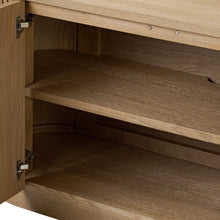 Delphi Media Console-Desert Oak Veneer