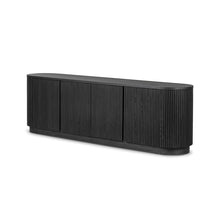 Delphi Media Console-Cerused Black Oak