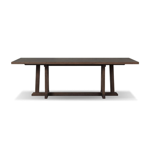 Indie Outdoor Dining Table-Stained Saddle Brown