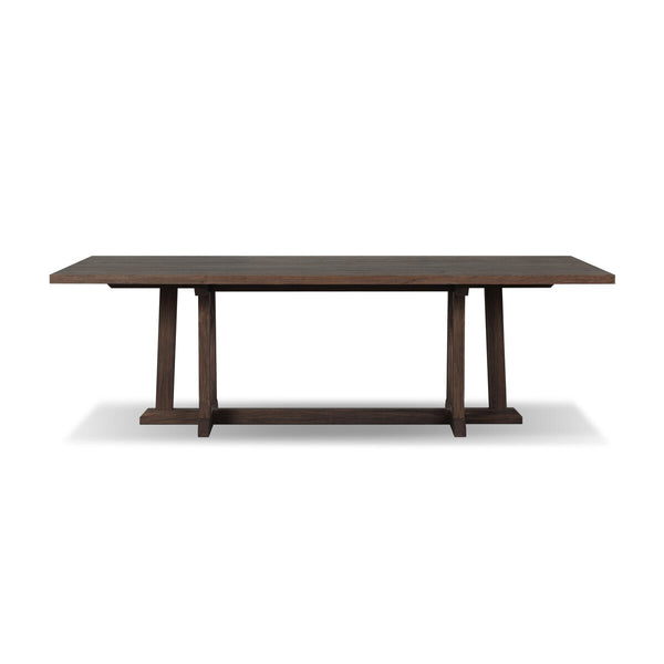 Indie Outdoor Dining Table-Stained Saddle Brown