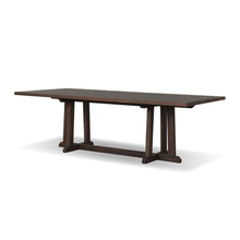 Indie Outdoor Dining Table-Stained Saddle Brown