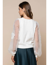 Contrast Sleeve Sweater