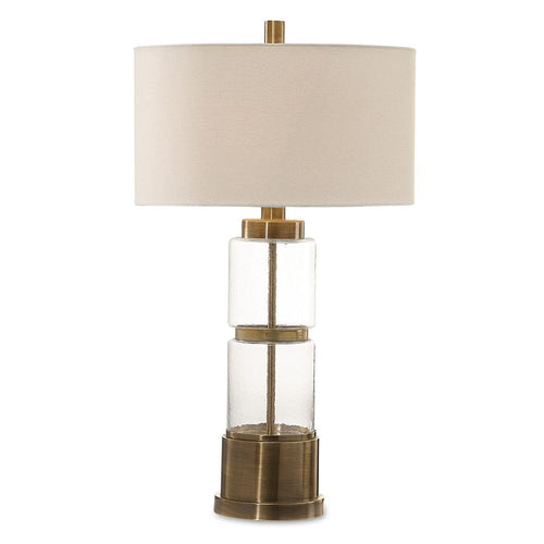 VAIGA TABLE LAMP - ANTIQUE BRASS