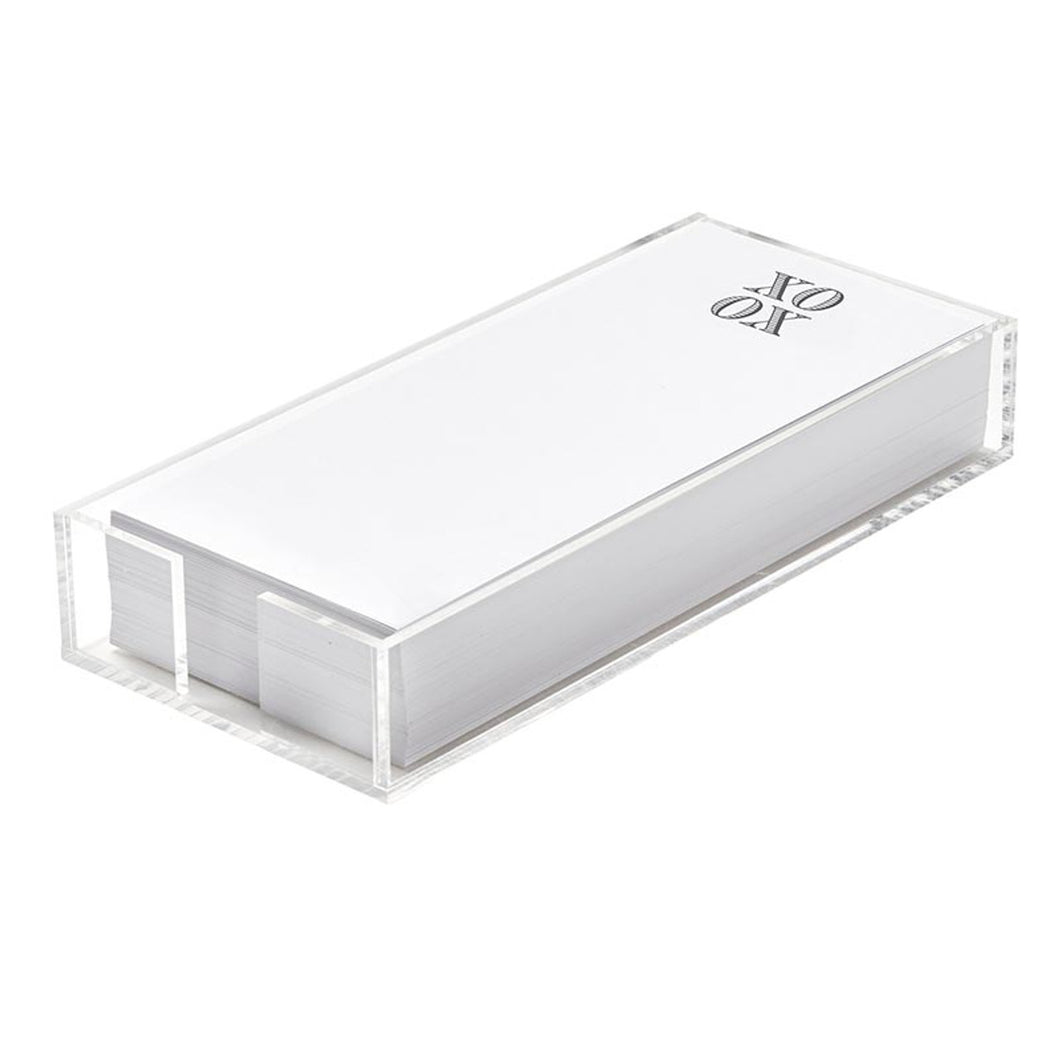 XoXo Notepad in Tray