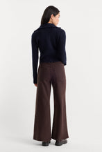 Good Waist Espresso Palazzo Ankle Jean
